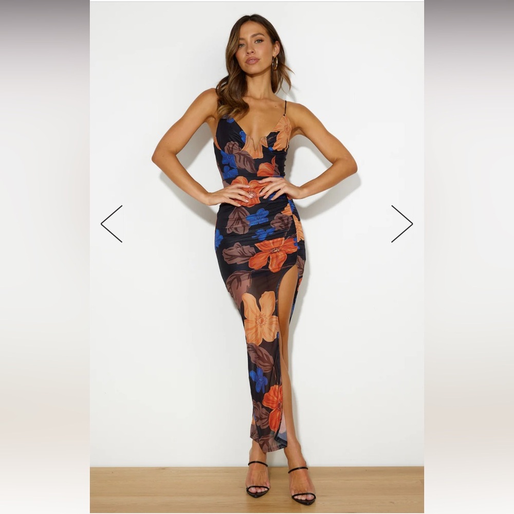 Content Lover Mesh Maxi Dress.